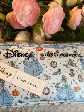 Stoney Clover Lane Disney Princess CINDERELLA~COUNTDOWN TO MIDNIGHT small pouch